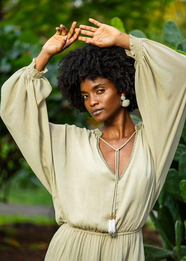 AGRA Dress - Khaki