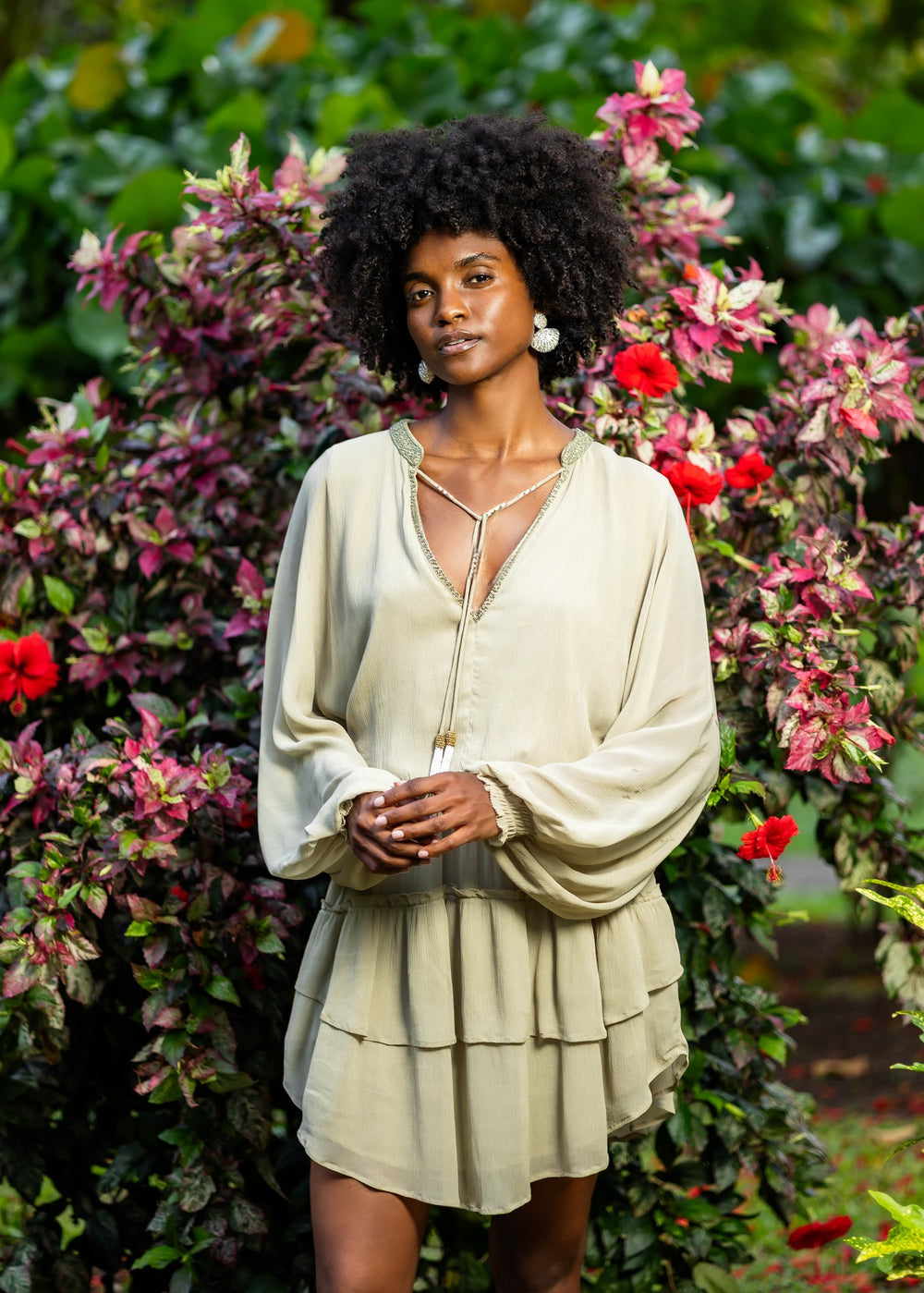 AGRA Dress - Khaki